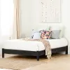 12240 Modern Gray Oak Queen Platform Bed - South Shore