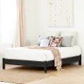 12240 Modern Gray Oak Queen Platform Bed - South Shore