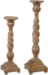 14 Inch Natural Stone Powder Candle Holder
