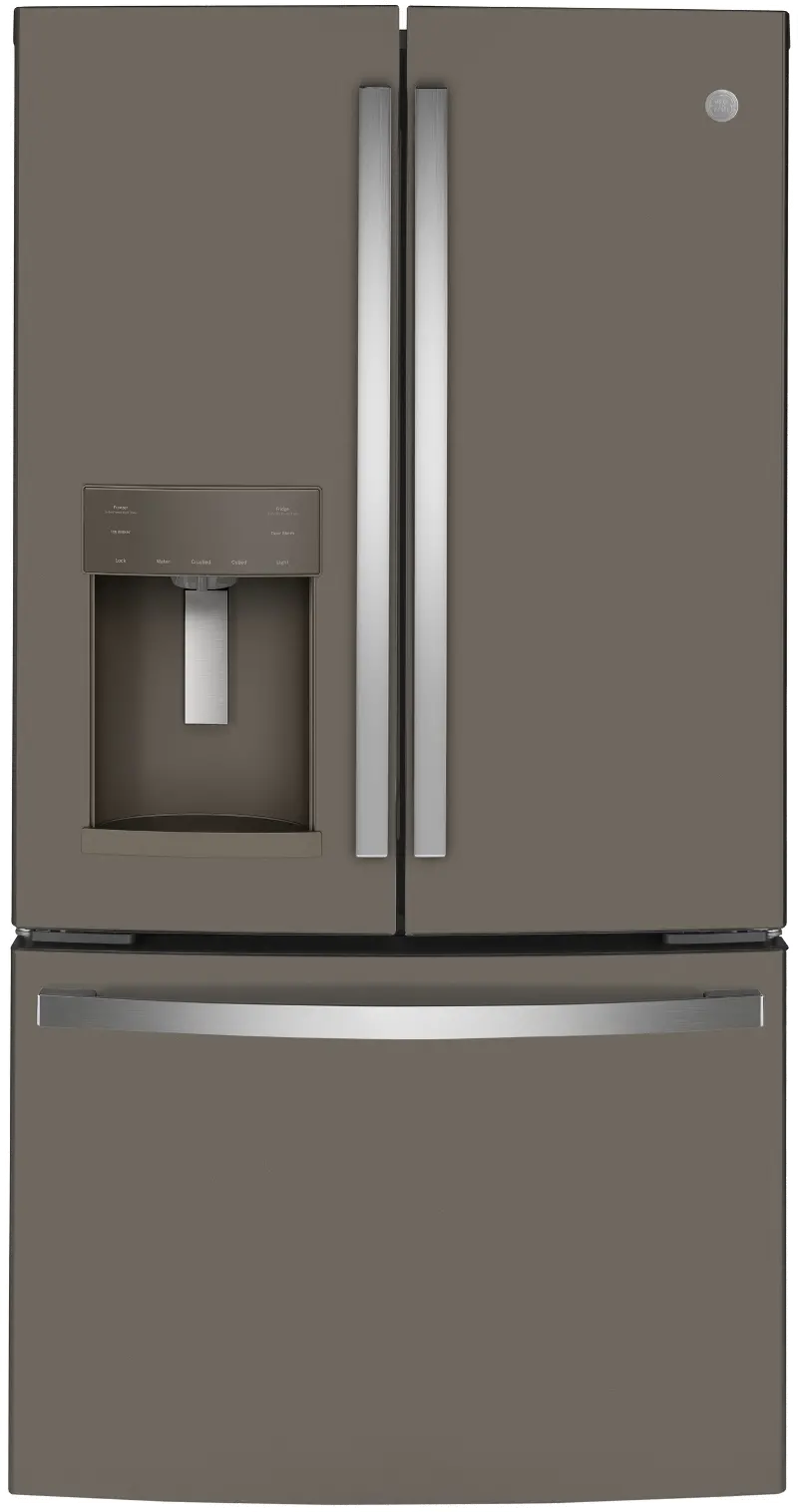 GE 22.08 cu ft French Door Smart Refrigerator - Counter Depth Slate