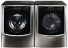 .LG-9500-BSS-ELE--PR LG Laundry Pair with Front Load Washer and Steam Dryer - Black Stainless Steel