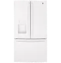 GFE26JGMWW GE 25.6 cu ft French Door Refrigerator - White