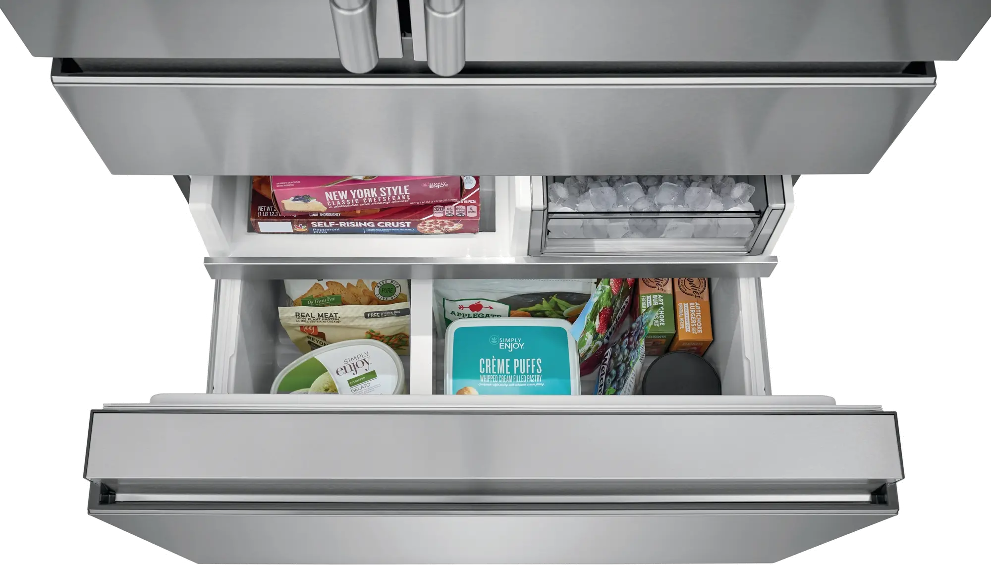 PRMC2285AF Frigidaire Professional 21.8 cu ft French Door Refrigerator - Counter Depth Stainless Steel-4