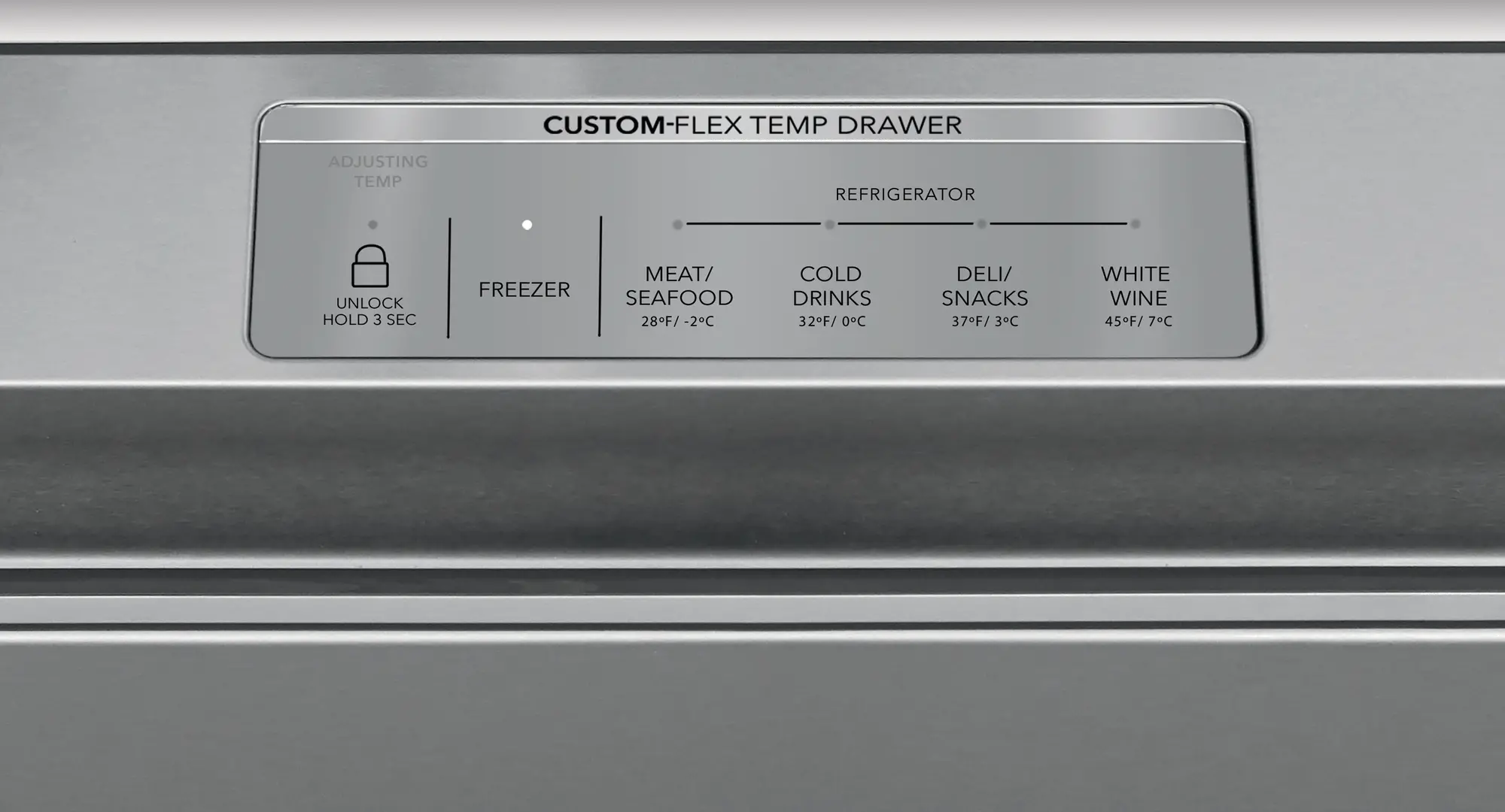 PRMC2285AF Frigidaire Professional 21.8 cu ft French Door Refrigerator - Counter Depth Stainless Steel-6