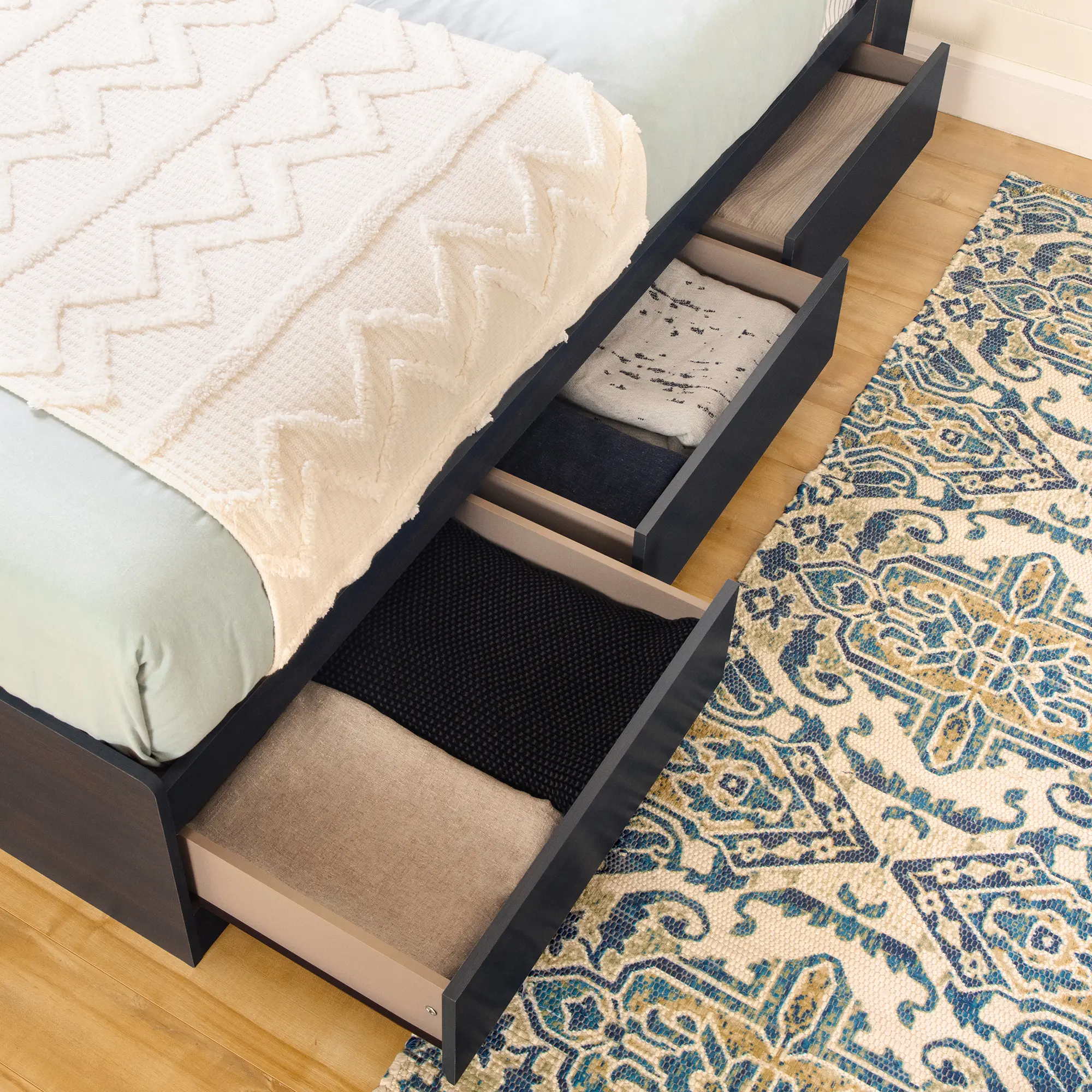12710 Navali Blue Twin Storage Platform Bed - South Shore-3
