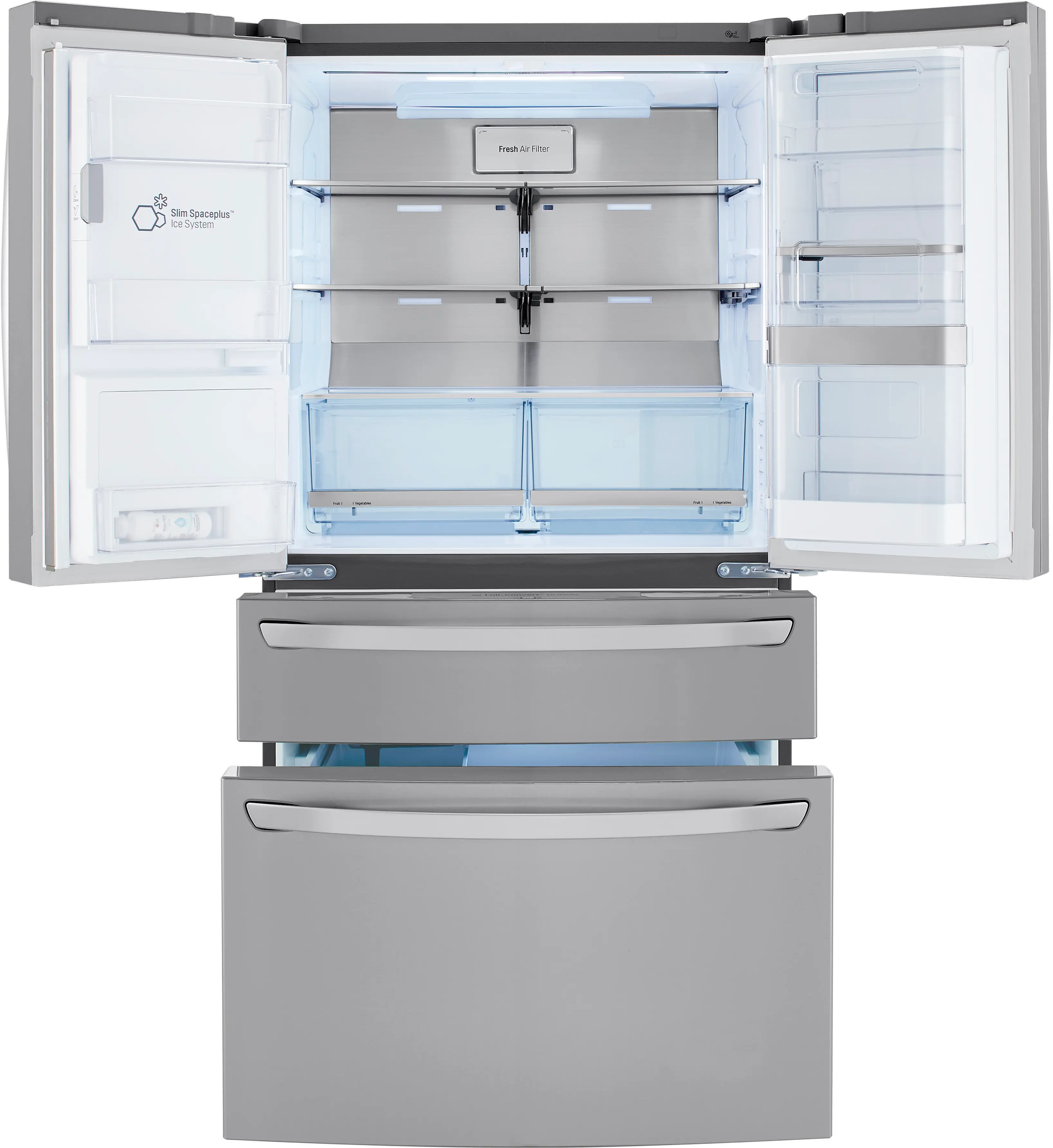 LRMDS3006S LG 29.5 cu ft French Door in Door Refrigerator - Stainless Steel-3