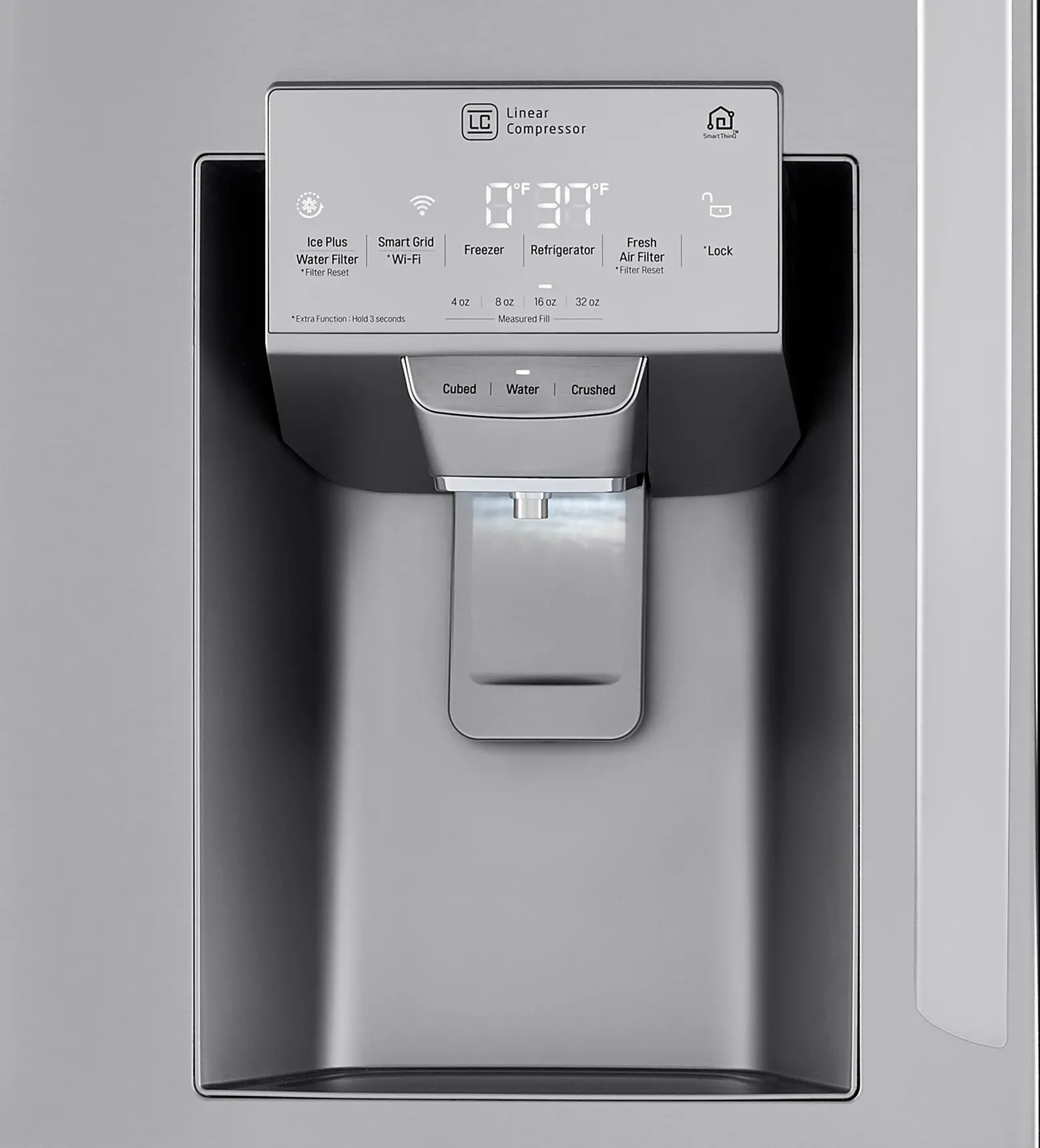 LRMDS3006S LG 29.5 cu ft French Door in Door Refrigerator - Stainless Steel-2
