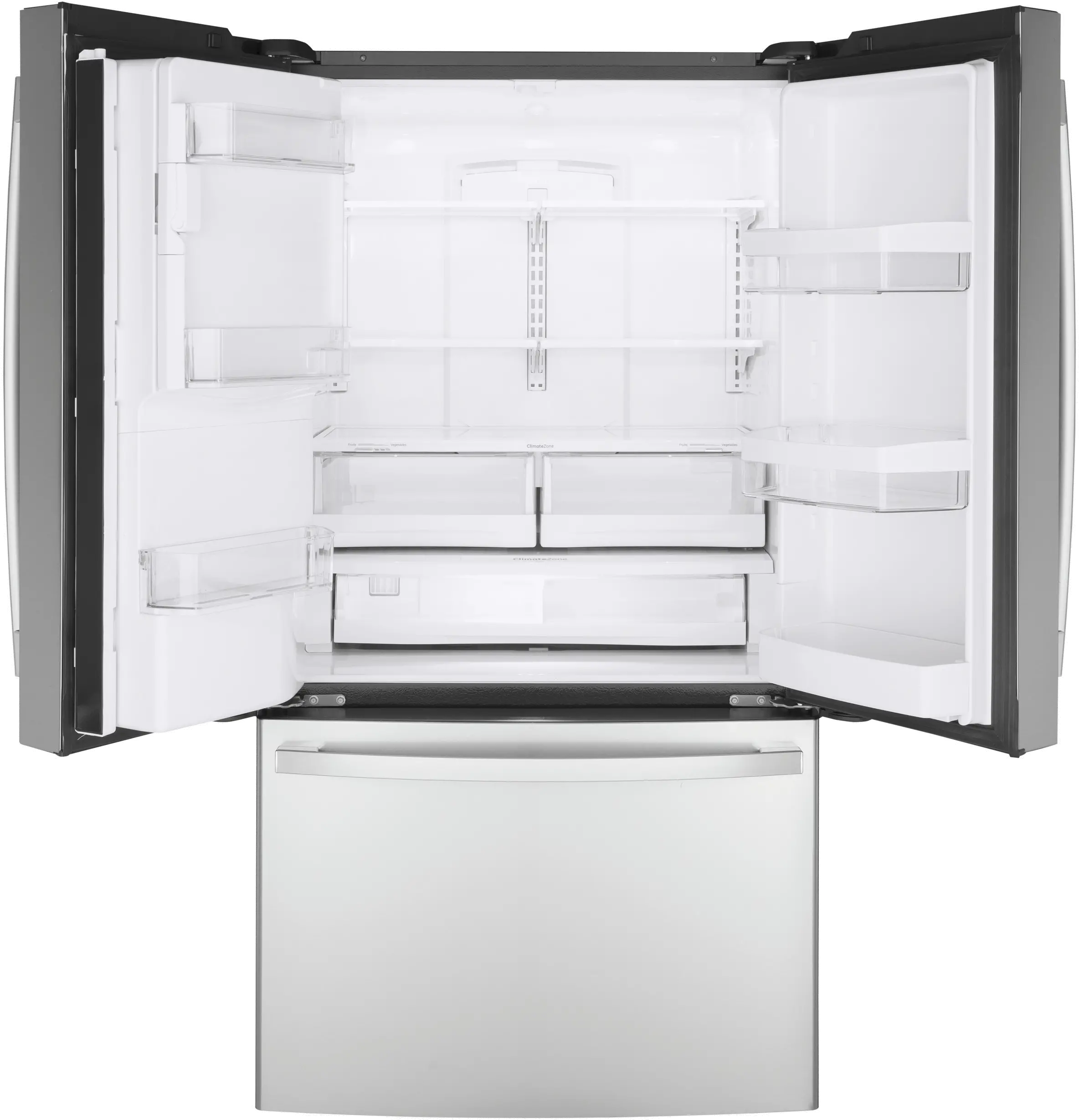GYE22GYNFS GE 22.08 cu ft French Door Refrigerator - Counter Depth Stainless Steel-5