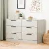 12987 Winter Oak White Oak 6-Drawer Dresser - South Shore