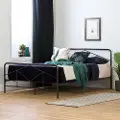 12534 Sazena Modern Black Full Metal Bed - South Shore