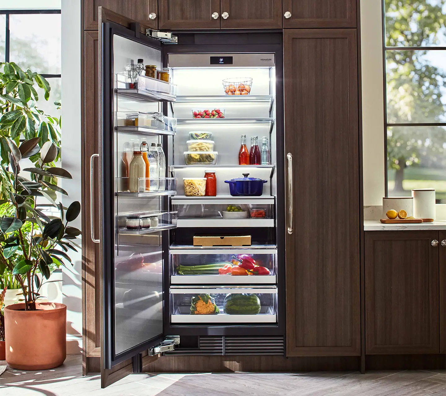 SKSCR3001P Signature Kitchen Suites 30 Inch Refrigerator - Panel Ready-2
