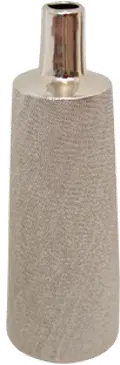 14 Inch Champagne Ceramic Vase