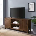 W58CS2DDW Carin Dark Walnut 58 Inch TV Stand - Walker Edison