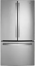 GNE27JYMFS GE 27 cu ft French Door Refrigerator - Stainless Steel