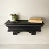 Black Wood Shelf