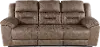 Stoneland Fossil Brown Casual Reclining Sofa