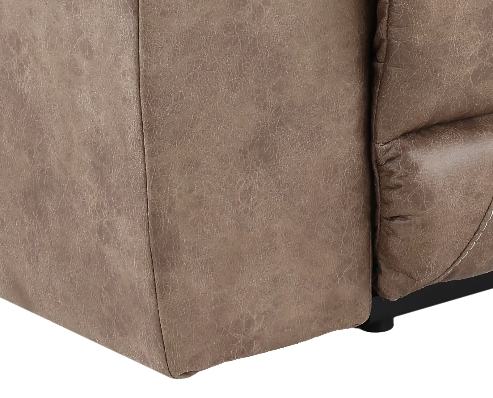 Stoneland Fossil Brown Reclining Loveseat with Console-7
