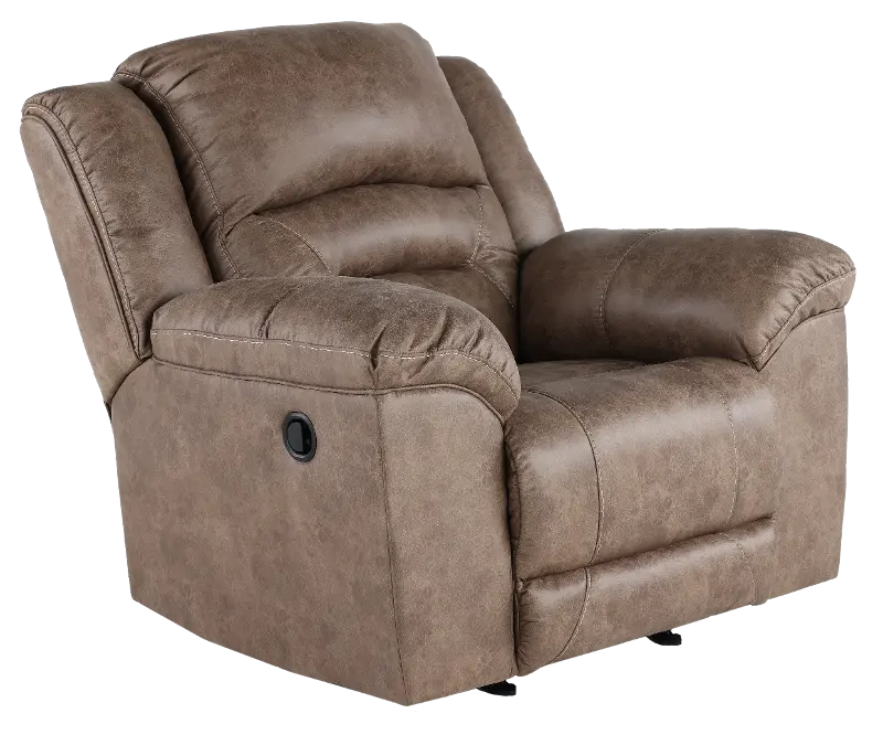 Stoneland Fossil Brown Manual Recliner