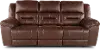 Stoneland Chocolate Brown Casual Reclining Sofa