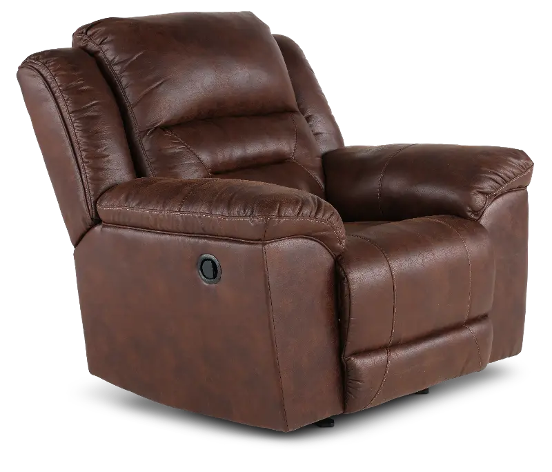Stoneland Chocolate Brown Manual Recliner