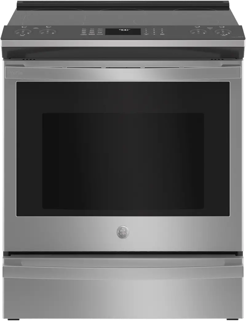 GE Profile 5.3 cu ft Electric Range - Stainless Steel