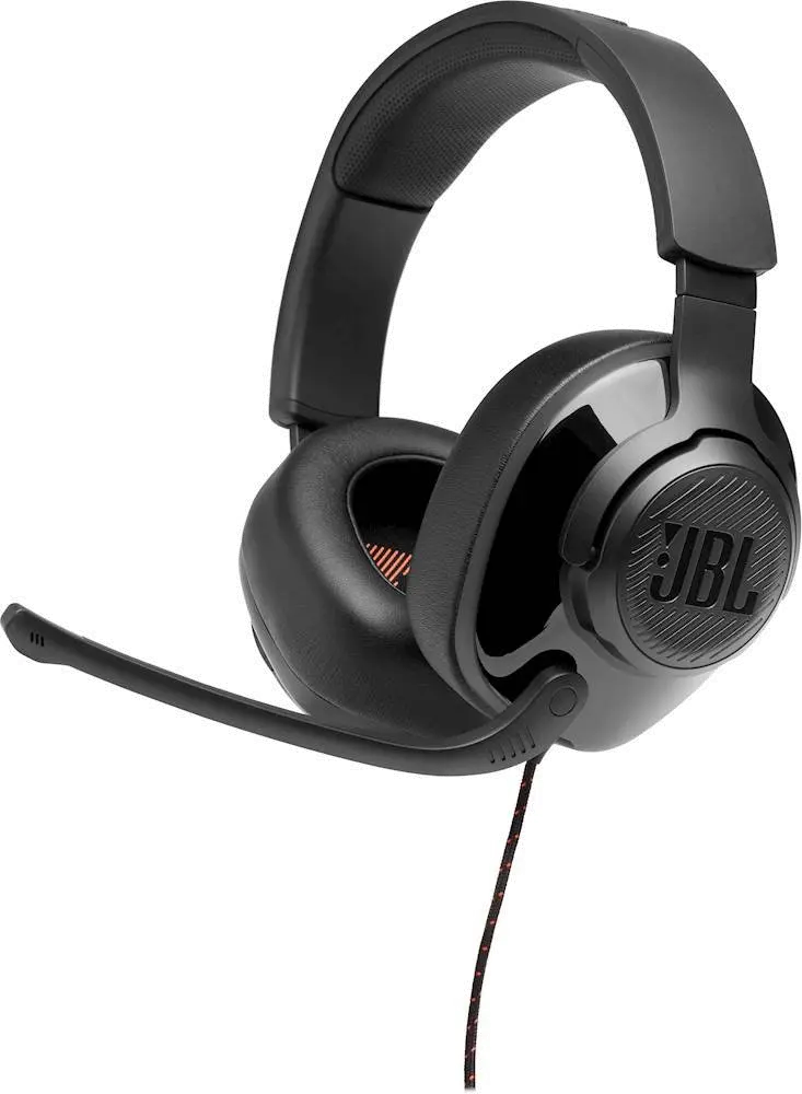 JBLQUANTUM300BLKAM JBL Quantum 300 Wired Over-Ear Gaming Headset - Black-2