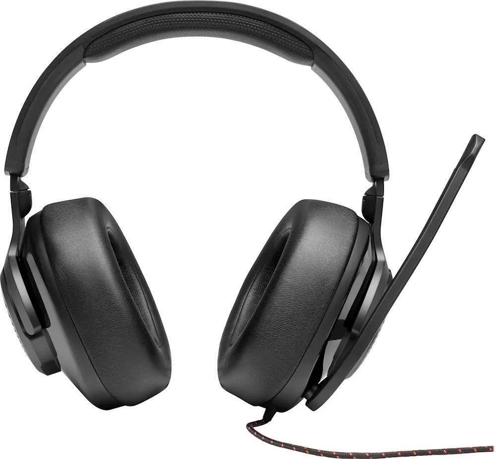 JBLQUANTUM300BLKAM JBL Quantum 300 Wired Over-Ear Gaming Headset - Black-3