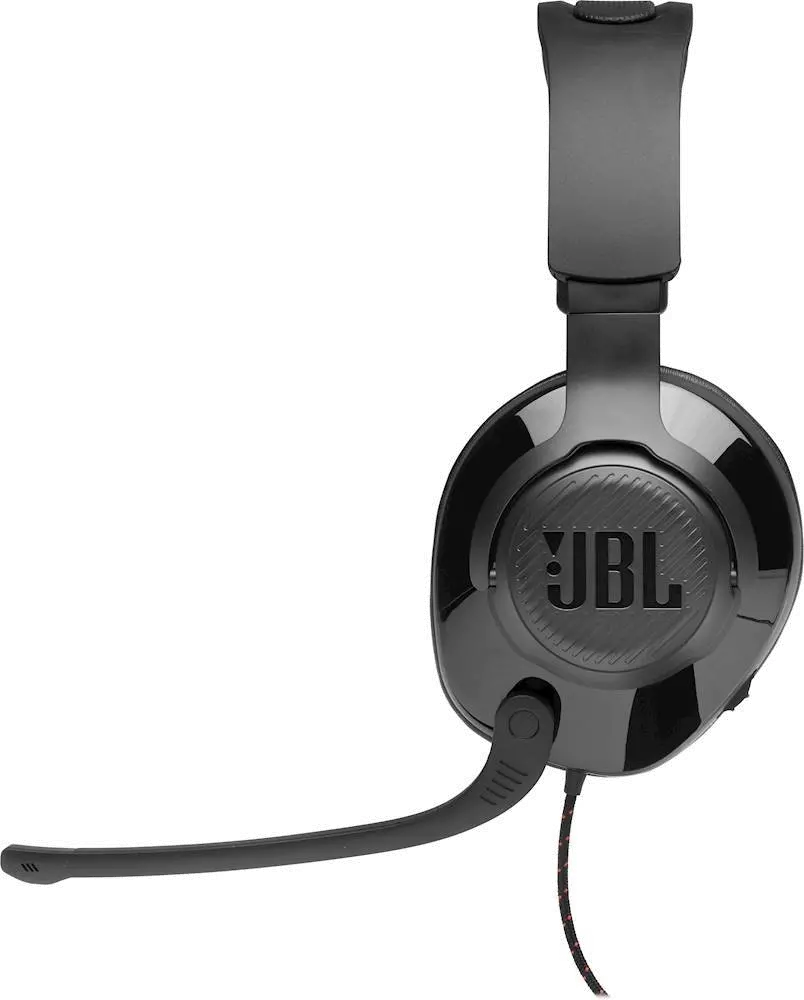 JBLQUANTUM300BLKAM JBL Quantum 300 Wired Over-Ear Gaming Headset - Black-4