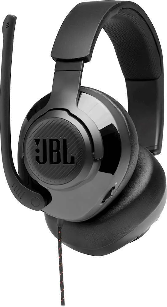 JBLQUANTUM300BLKAM JBL Quantum 300 Wired Over-Ear Gaming Headset - Black-8