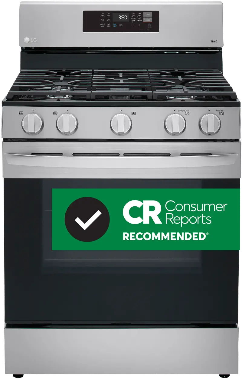 LG 5.8 cu ft Gas Range - Stainless Steel