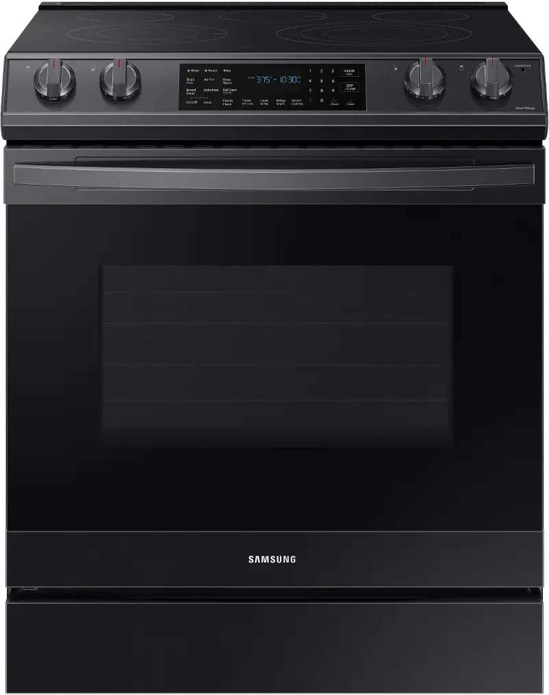 Samsung 6.3 cu ft Electric Range - Black Stainless Steel