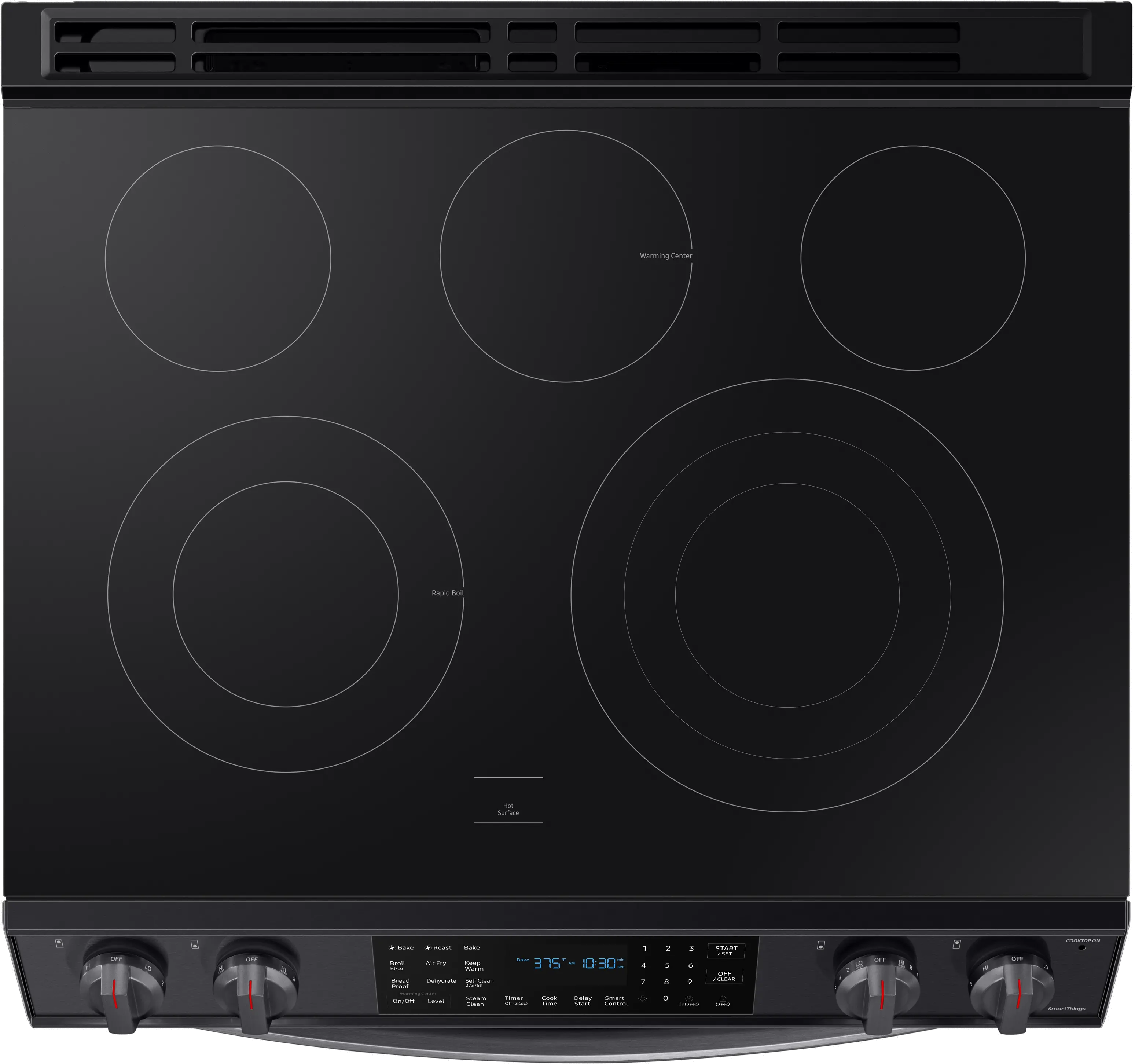 NE63T8511SG Samsung 6.3 cu ft Electric Range - Black Stainless Steel-2