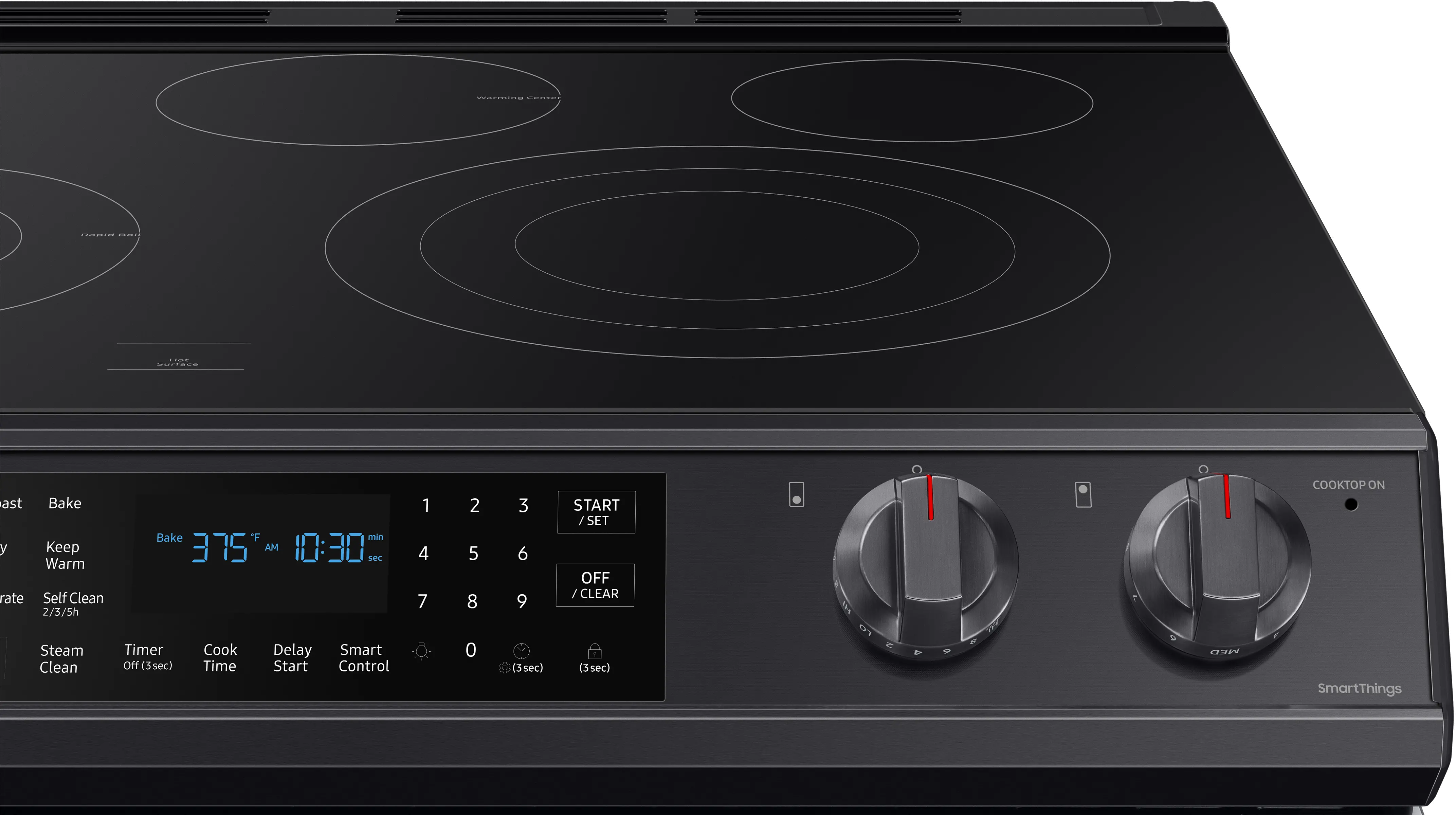 NE63T8511SG Samsung 6.3 cu ft Electric Range - Black Stainless Steel-4