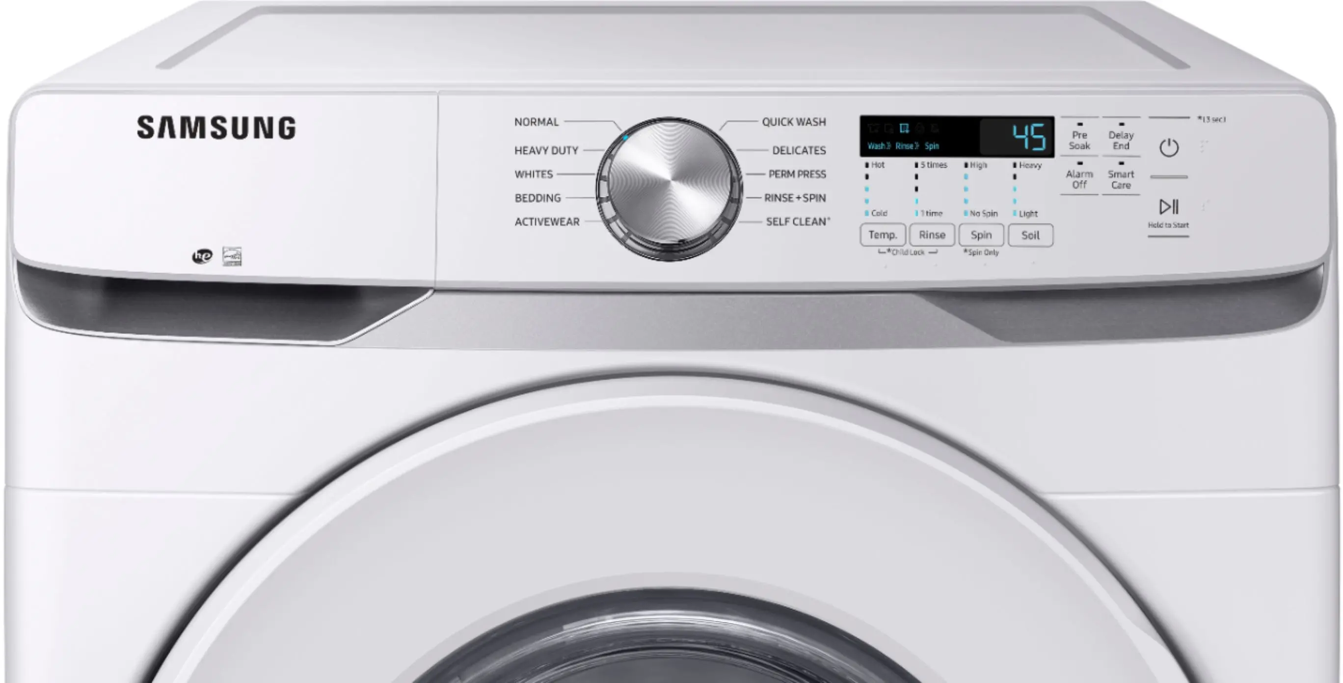 WF45T6000AW Samsung Front Load Washer with Vibration Reduction Technology+ - 4.5 cu. ft. White-4