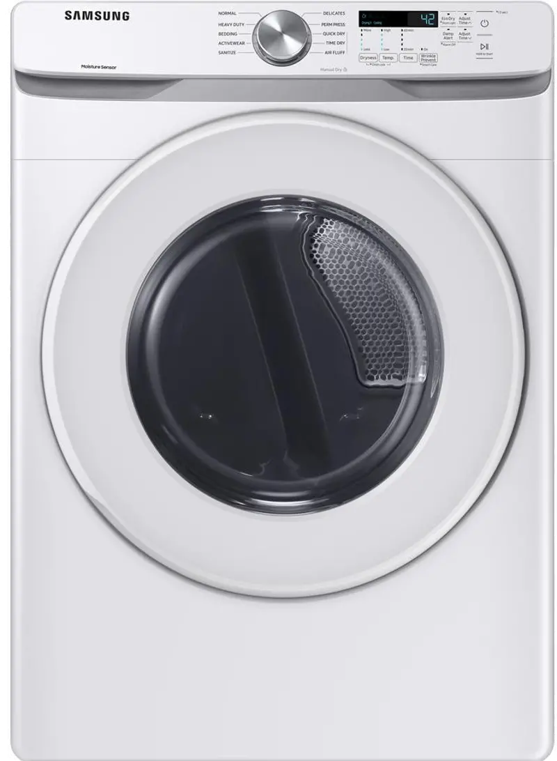 Samsung 7.5 cu. ft. Gas Dryer with Sensor Dry - White