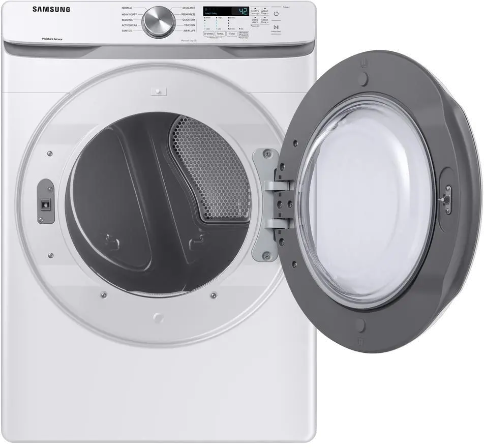 DVG45T6000W Samsung 7.5 cu. ft. Gas Dryer with Sensor Dry - White-2