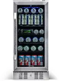 ABR-960 NewAir 96 Can Beverage Mini Fridge - Stainless Steel