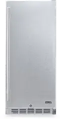 NOF090SS00 NewAir 15 Inch Built In Beverage Mini Refrigerator - 96 Cans, Weatherproof Stainless Steel