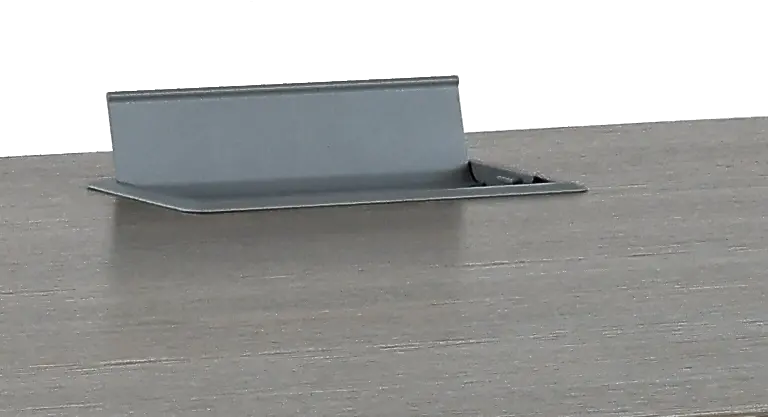 Kalmar Gray Home Office Desk and Return-6