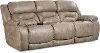 Enterprise Light Mushroom Brown Power Reclining Sofa with Power Headrests