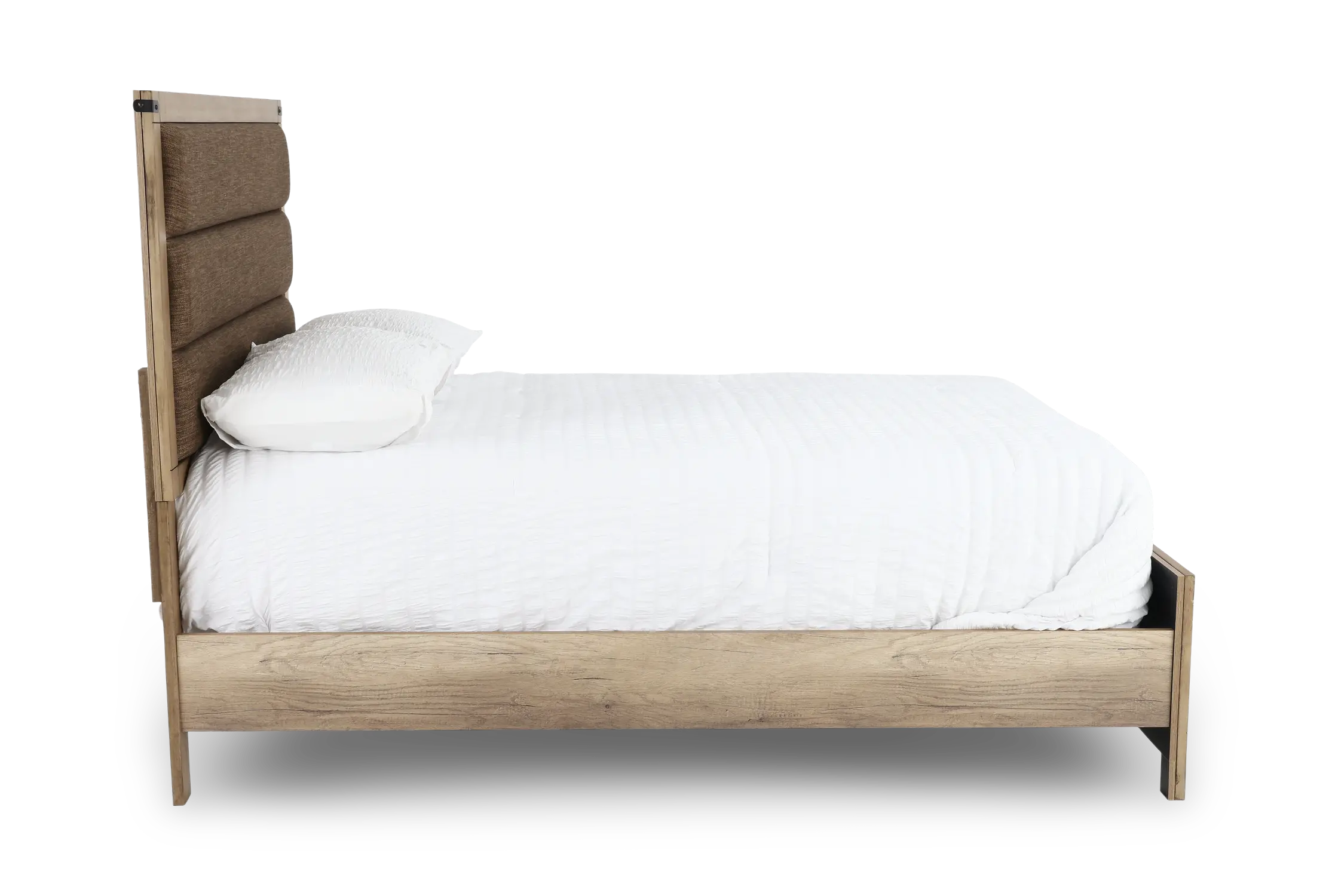 Matteo Rustic Contemporary Antiqued White Full Bed-5