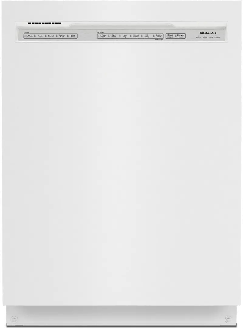 KitchenAid Front Control Dishwasher - White