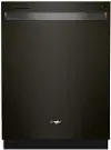 WDT750SAKV Whirlpool Top Control Dishwasher - Black Stainless Steel