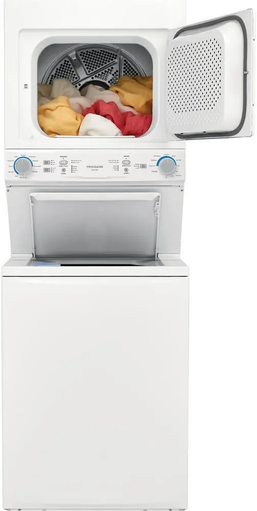 FLCE7522AW Frigidaire Electric Laundry Center - 3.9 and 5.5 cu. ft. White-1