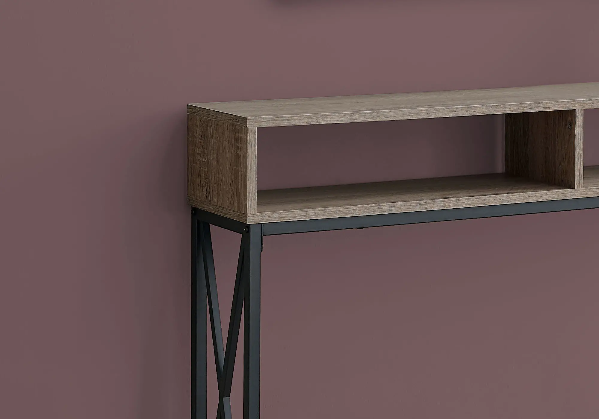 Espresso Sofa Table-2