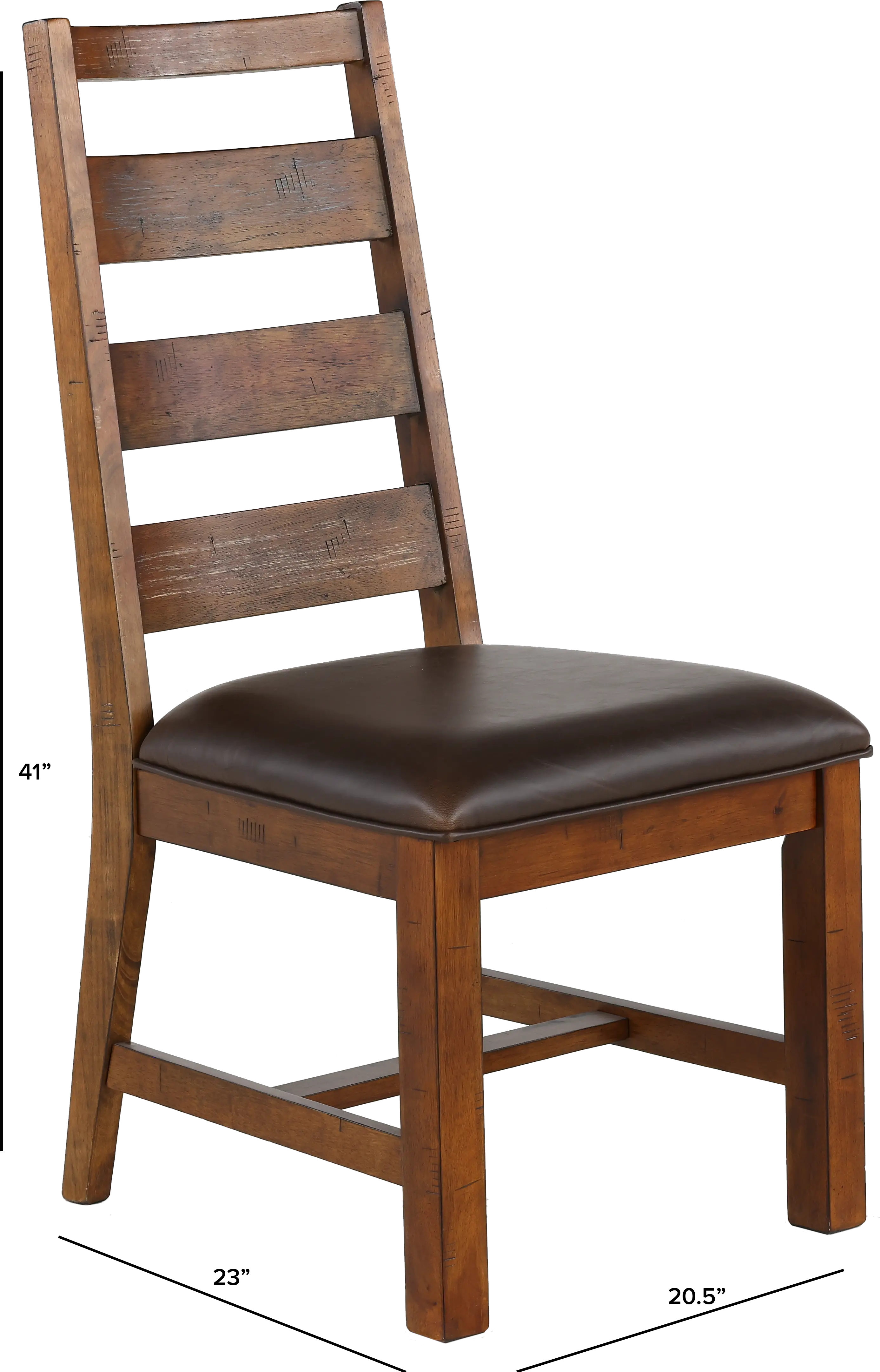 Tana Rustic Brown Dining Chair-2
