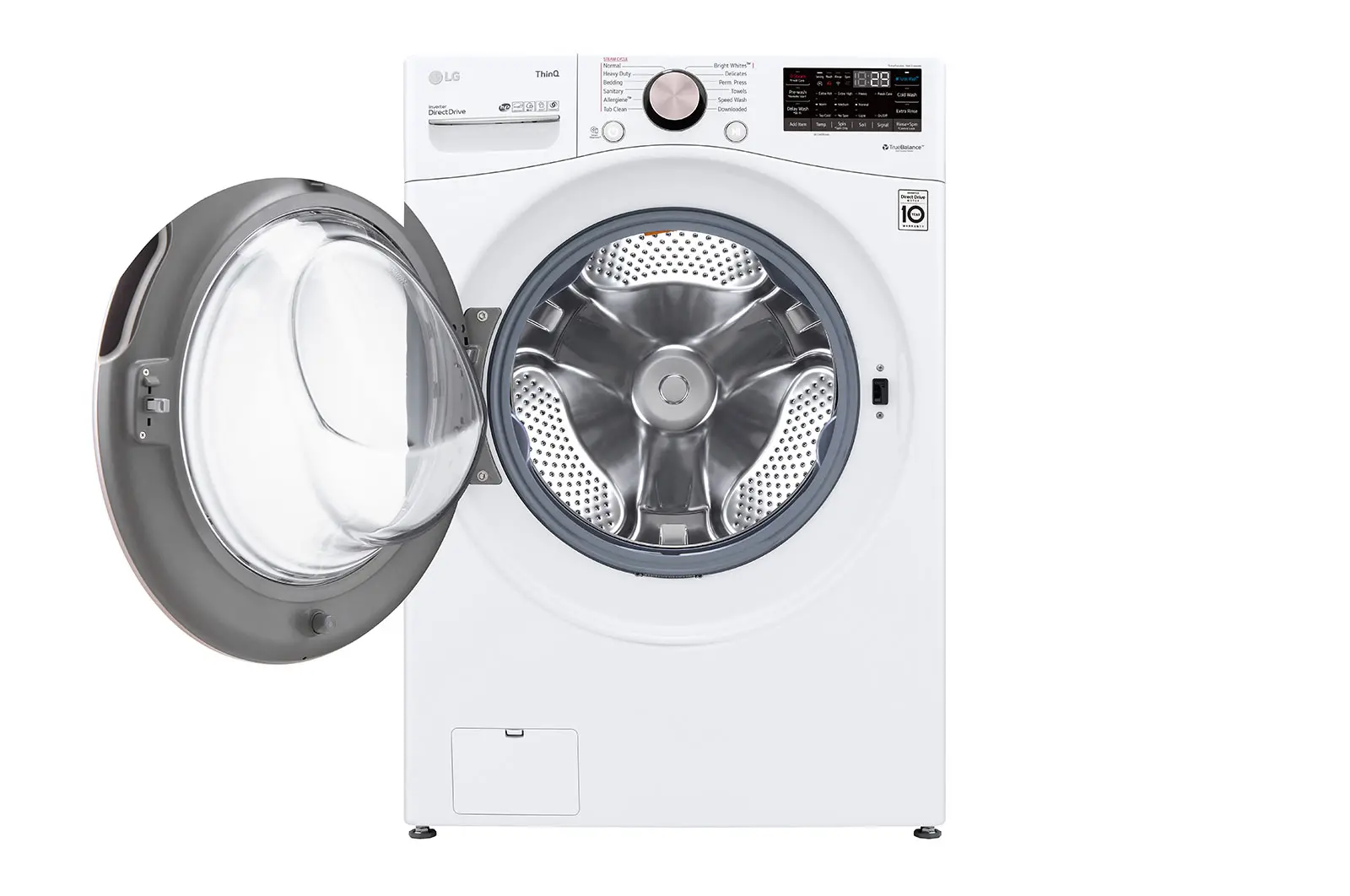 WM4000HWA LG 4.5 Cu Ft Smart Front Load Washer with TurboWash 360° - White-6