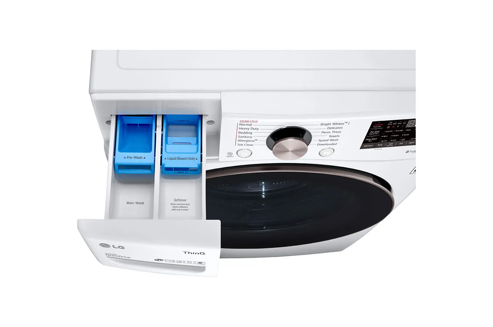 WM4000HWA LG 4.5 Cu Ft Smart Front Load Washer with TurboWash 360° - White-7