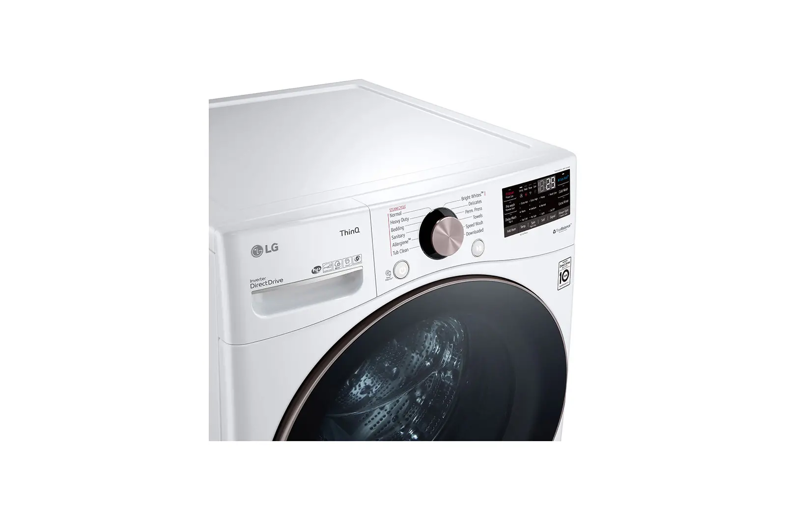 WM4000HWA LG 4.5 Cu Ft Smart Front Load Washer with TurboWash 360° - White-9