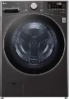 WM4000HBA LG Large Capacity Smart WiFi Front Load Washer with TurboWash 360° - 4.5 cu. ft. Black Steel